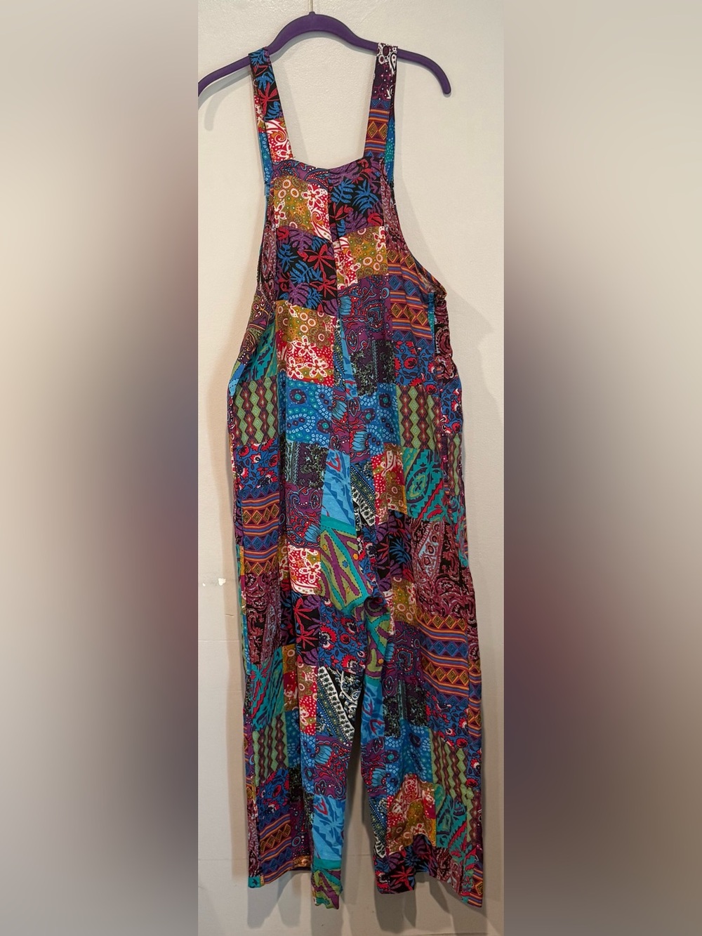 Patchwork Multi-Color Maxi Jumpsuit - Picture 2 of 4